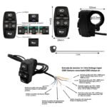 Commodo BSK321 clignotant, phare et klaxon avec connecteur SM 1,5 m – Image 3