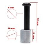 Système de verrouillage d'axe 8/M6x52 mm pour potence MI3 – Image 2