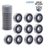Roulement à billes 6200RS - 10 pièces