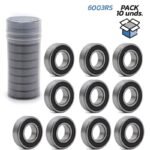 Roulement à billes 6003RS - 10 pièces