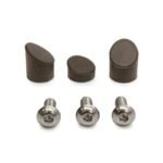 Capuchon noir pour garde-boue arrière GX2.0 Xiaomi - 5pcs – Image 2