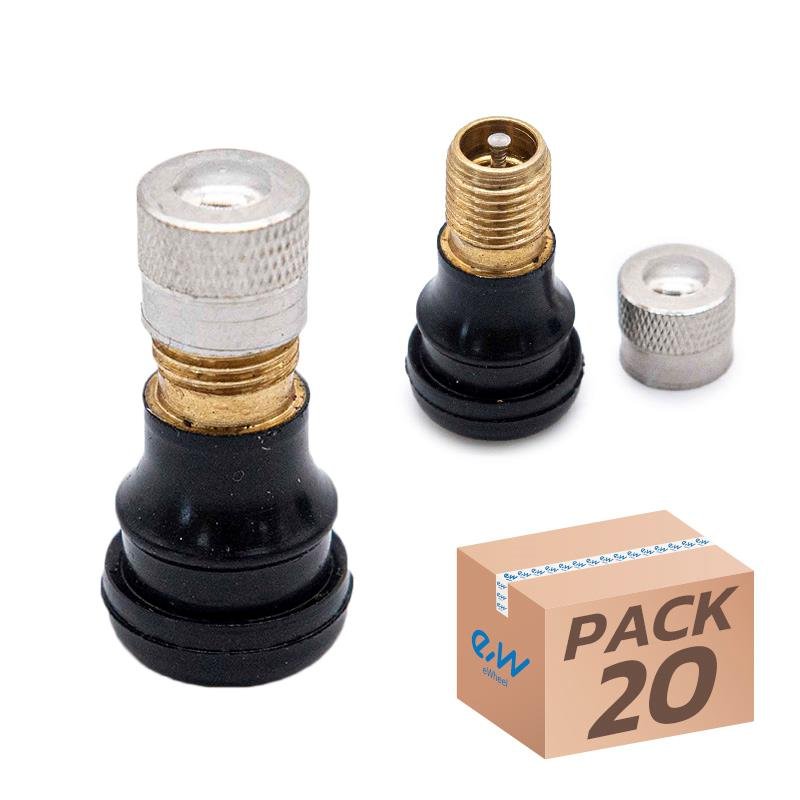 13950.jpg Valve tubeless droite (joint de pression) - PVR40 - 20pcs – Image 1