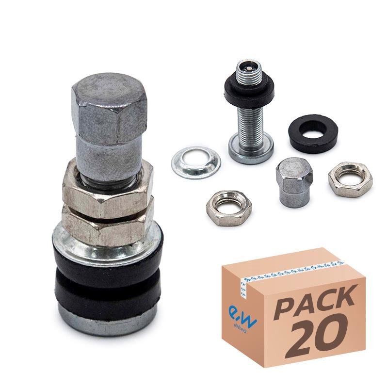 13951.jpg Valve Tubeless droite (joint à vis) - PVR40 - 20pcs – Image 1
