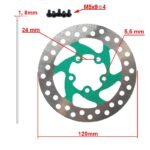 Disque de frein 120 mm 5H – Image 2