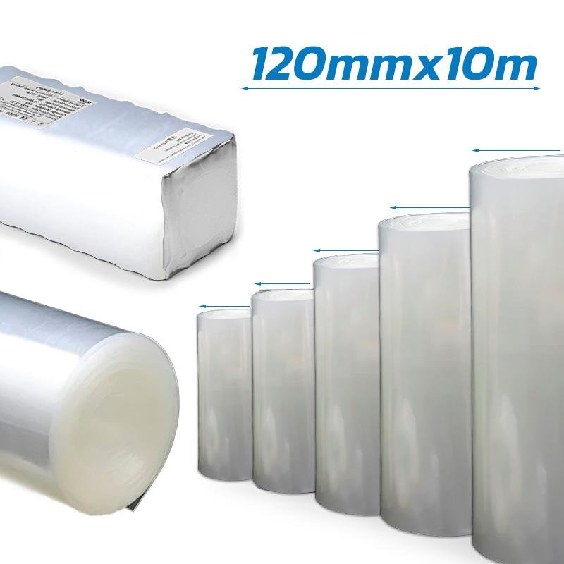 14125.jpg Gaine thermorétractable transparente 120 mm 10M – Image 1