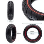 Pneu plein ultraléger 9,5x2,5 rouge pour NIU – Image 2