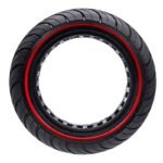 Pneu plein ultraléger 9,5x2,5 rouge pour NIU – Image 3