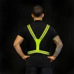 Gilet réfléchissant avec lumière – Image 3