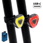 Kit de feux avant et arrière rechargeables à LED haute puissance