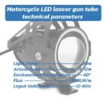 Phare à led U7 12-60V bleu – Image 7