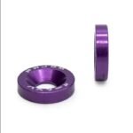 Rondelle JDM violette avec vis M6x16 - 10 pcs – Image 5