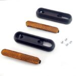 Catadioptre noir avec réflecteur jaune pour Xiaomi - 2 pcs. – Image 2