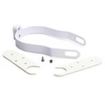 Support universel de garde-boue en plastique blanc pour Xiaomi M365 et Pro