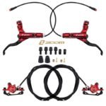 Kit de frein hydraulique CR-3 rouge avant droit arrière gauche Zoom – Image 2