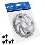 Disque de frein R6 160 mm 6H argent - 48 mm – Image 3