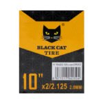 Chambre à air premium 2,0 mm d'épaisseur 10x2/2,125 Valve 90x90º - 5pcs Black cat – Image 4