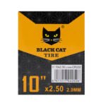 Chambre à air premium épaisseur 2.0 mm 10x2,5 Valve 90x90º Black Cat – Image 4