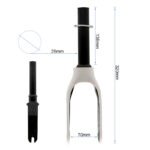 Fourche avec embellisseur blanc pour Xiaomi