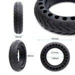 Pneu plein perforé 8x2-5/B30 (Non compatible avec xiaomi) – Image 2