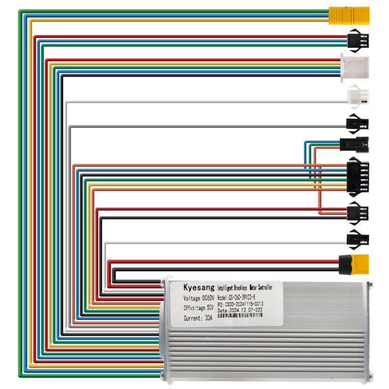 7427251492713_1.jpg Contrôleur 60V 30A 1500W-B LCD QS-S4 Kyesang – Image 1