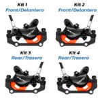 Kit de frein hydraulique noir A5-D avant droit arrière gauche NUTT – Image 2