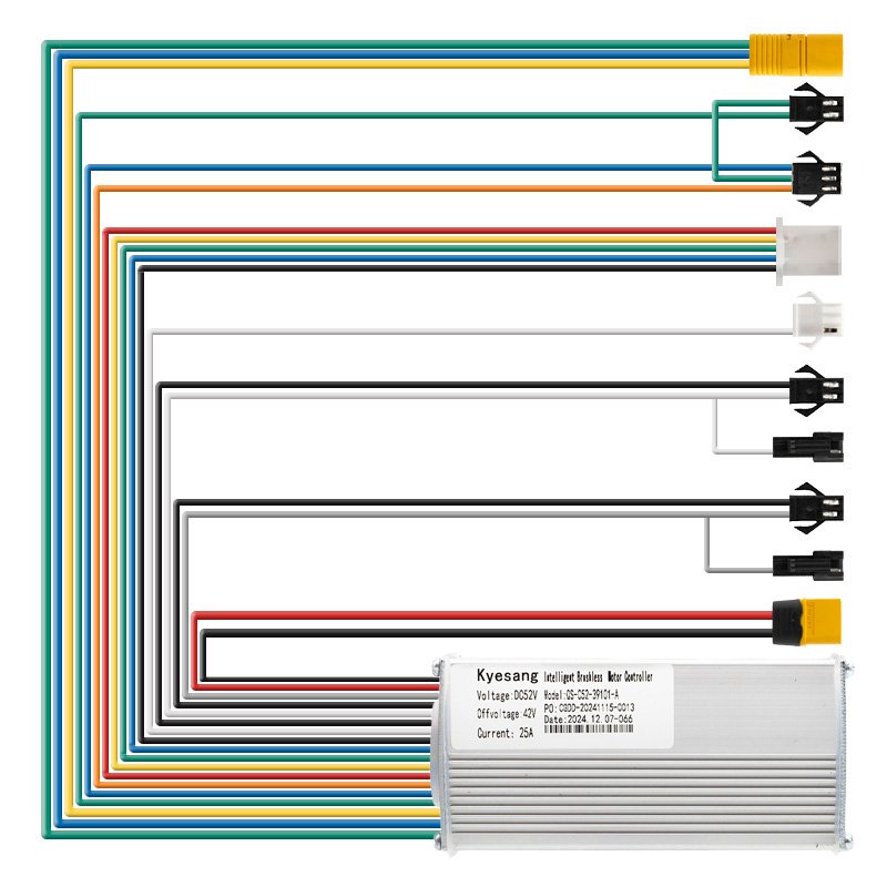 7427251899727_1.jpg Contrôleur 52V 25A 1200W-A LCD QS-S4 Kyesang – Image 1