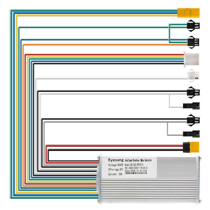 7427251899734_1.jpg Contrôleur 60V 30A 1500W-A LCD QS-S4 Kyesang – Image 1