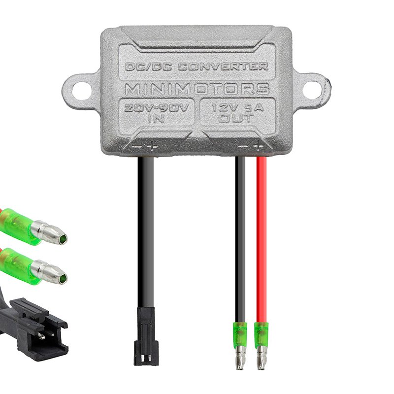 7427255408673_1_info.jpg Convertisseur DC 20-90V a 12V 5A original Minimotors – Image 1