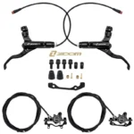 Kit de frein hydraulique noir CR-3 avant gauche arrière gauche Zoom – Image 2