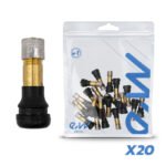 Valve tubeless droite 32 mm (joint de pression) - PVR40 - 20pcs