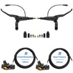 Kit de frein hydraulique noir Y5 avant droit arrière droit NUTT – Image 2