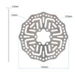 Disque de frein pour Kukirin G2 pro - 140 mm - 6H – Image 2