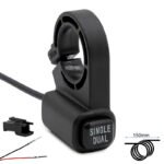 Commodo simple double – 1,5 m – connecteur SM
