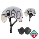 Casque urbain Gloob bianco, oreillettes amovibles