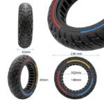 Roue pleine 10x2,5 (60/70-6,5) B45 – tricolore – Image 2