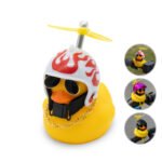 Canard en caoutchouc feu