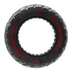 Roue pleine 9x3-5,5 ligne rouge-noir Amitor – Image 3