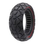 Pneu plein 10×3,0/255×80 (80/65-6) rouge Amitor