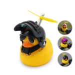 Canard en caoutchouc noir