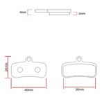 Plaquette de frein pour Shimano saint M810/M820 – Image 8