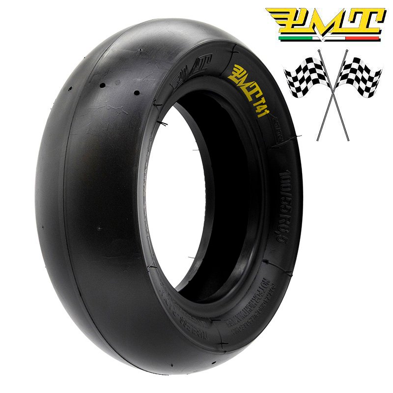 EWM041.jpg Pneu Tubeless radial 100/55 R6.5” Slick PMT – Image 1